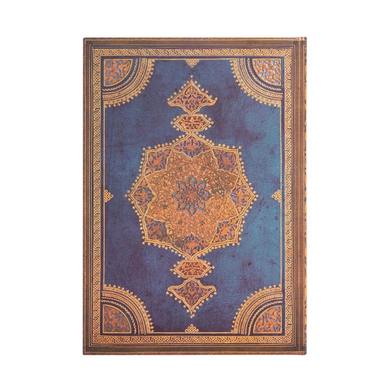 PAPERBLANKS Carnets À Couverture Rigide Safavide Indigo Grand Non Ligné