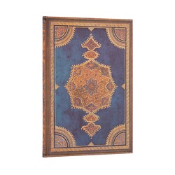 PAPERBLANKS Carnets à couverture rigide Safavide Indigo Grand Non Ligné