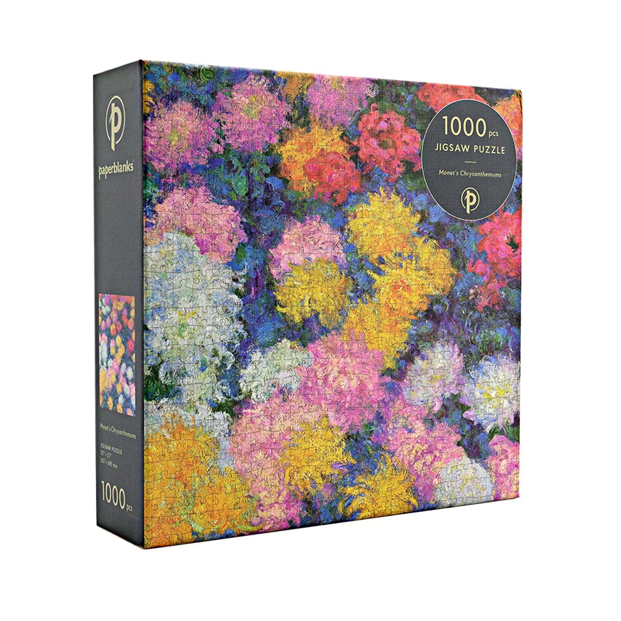 PAPERBLANKS Puzzles 1 000 pièces Les Chrysanthèmes de Monet
