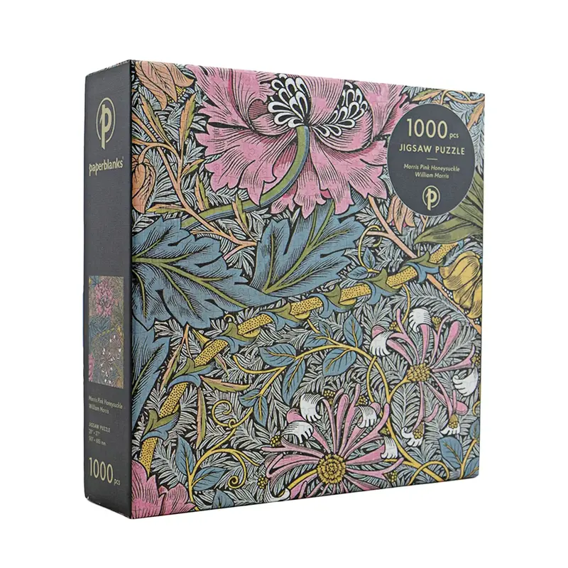 PAPERBLANKS Puzzles Morris Chèvrefeuille Rose Puzzle 1 000 pièces