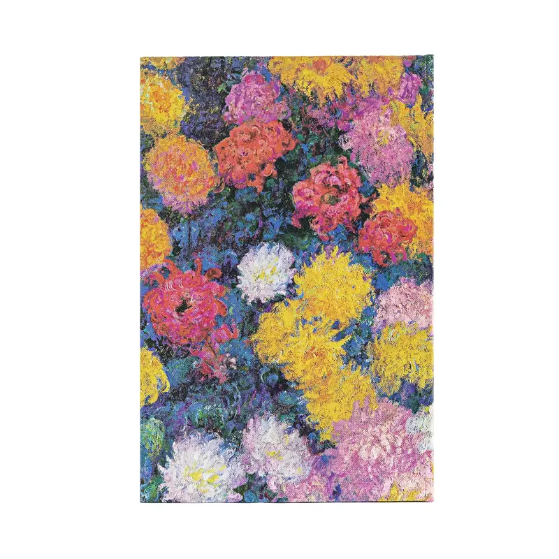 PAPERBLANKS Carnets À Couverture Rigide Les Chrysanthèmes de Monet Mini Ligné