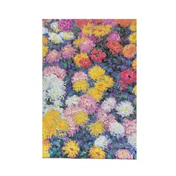 PAPERBLANKS Carnets à couverture rigide Les Chrysanthèmes de Monet Mini Ligné