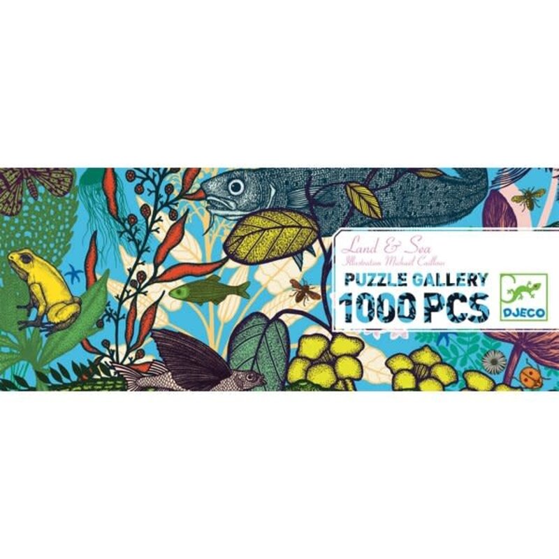 DJECO Puzzles Gallery Land And Sea - 1000 Pcs