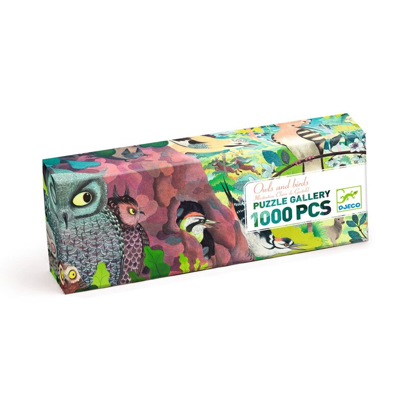 DJECO Puzzles Gallery Owls And Birds 1000 Pcs