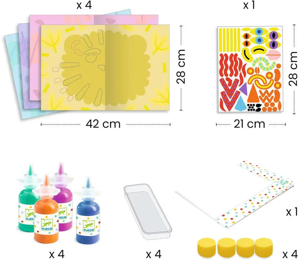 DJECO Peintures A Caresser