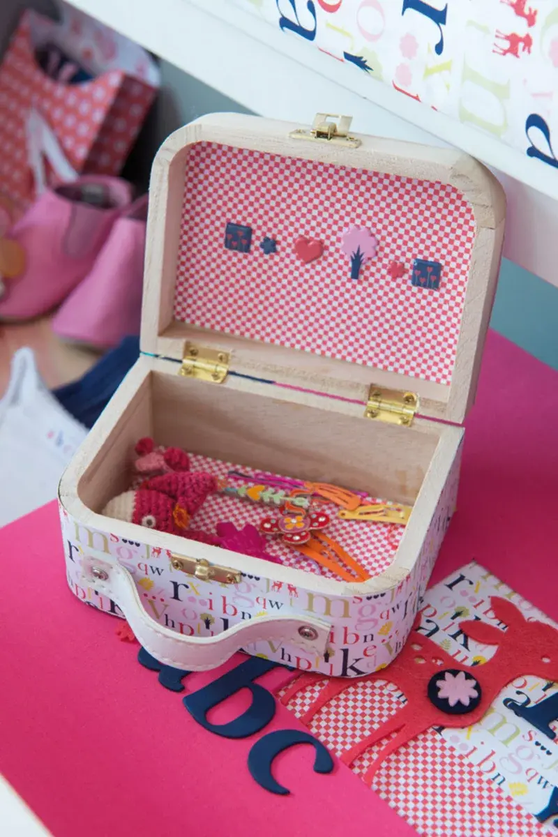 ARTEMIO Valisette Bois 13X9,5X6Cm