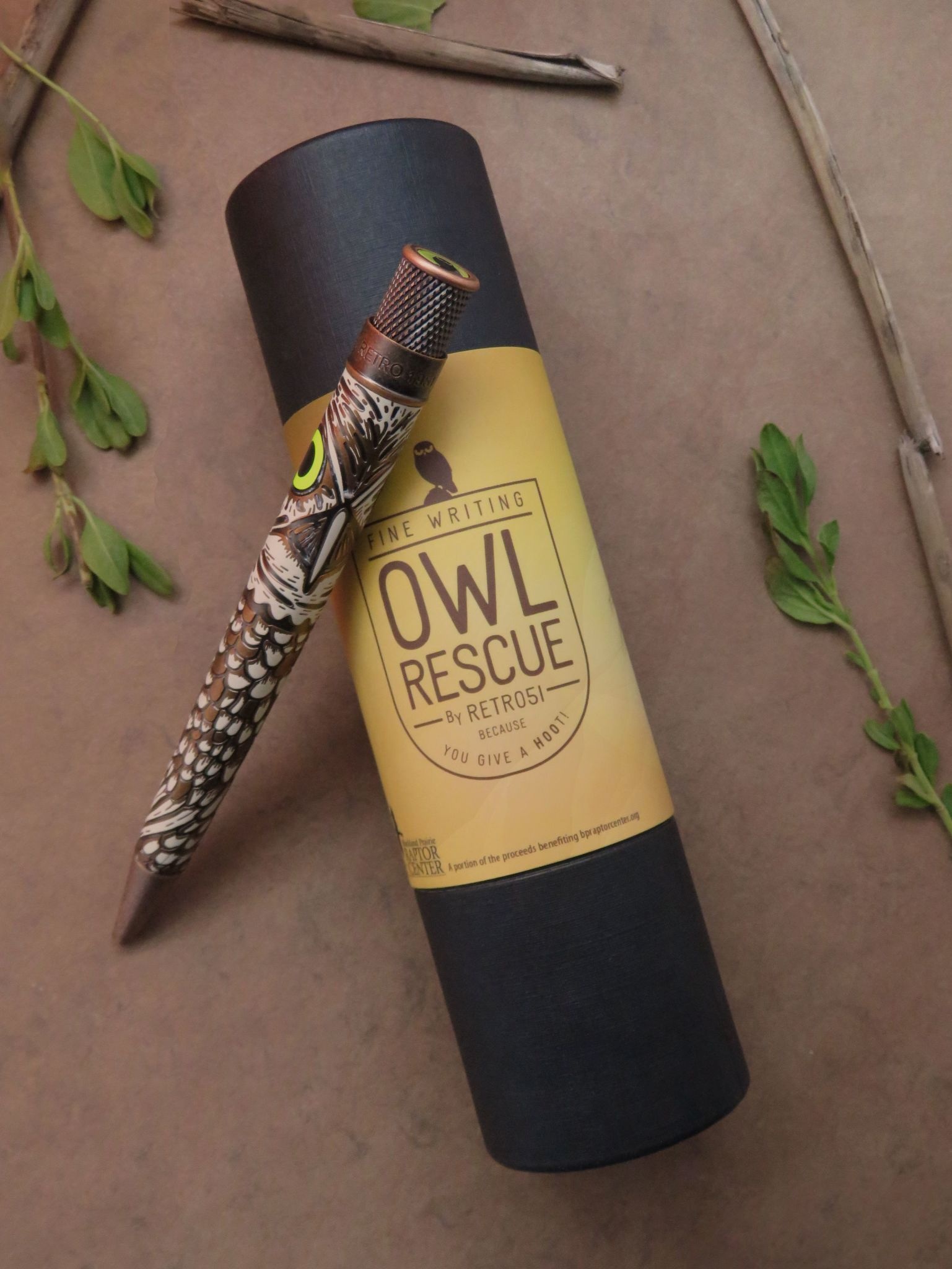 RETRO 51 Tornado Stylo Bille Rescue Owl Rescue