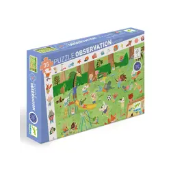 DJECO Puzzles Observation Le Square Des Petits Amis - 35 Pcs