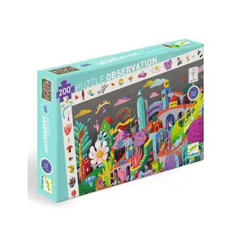 DJECO Puzzles Observation Crazy Town - 200 Pcs