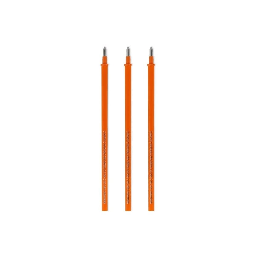 LEGAMI 3 Pcs Erasable Pen Refills - Erasable Pen Refills - Orange