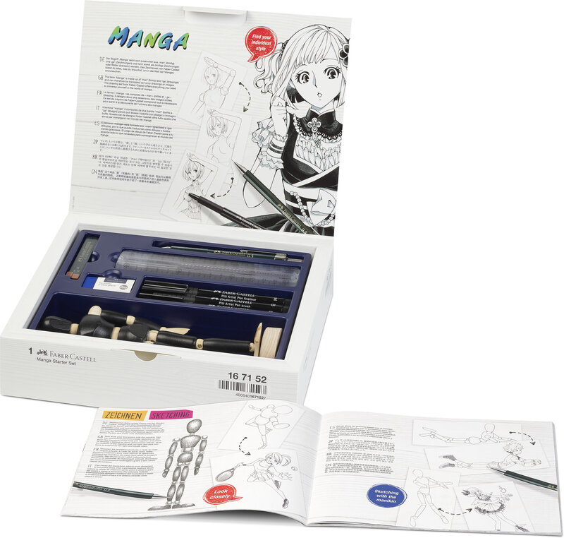 FABER CASTELL Kit d'apprentissage Manga