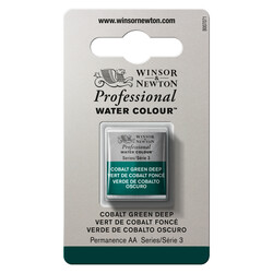 WINSOR & NEWTON Pro Watercolour 1/2G 185 Vert De Cobalt Fonce Row