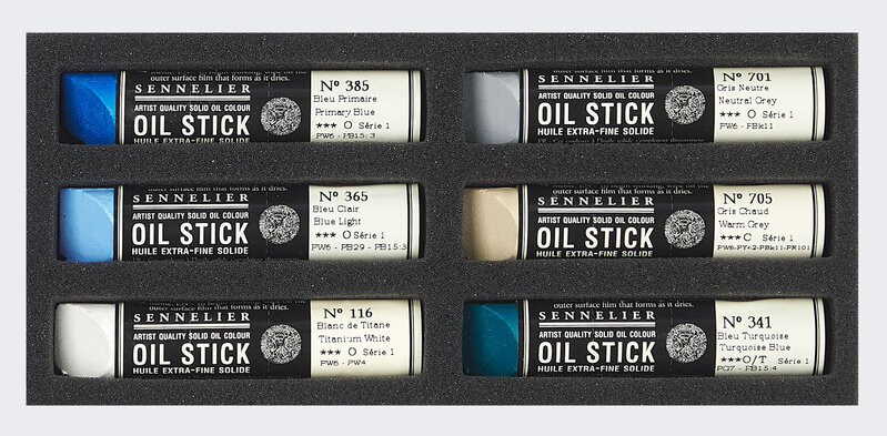 SENNELIER Etui 6 mini Oil Sticks - Paysage marin