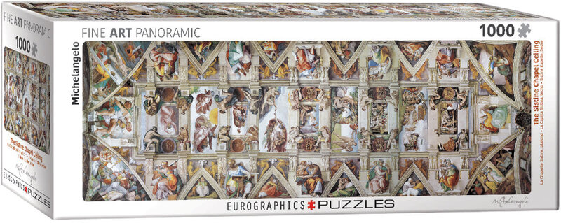 EUROGRAPHICS Puzzle Panoramic 1000 Chapelle Sixtine