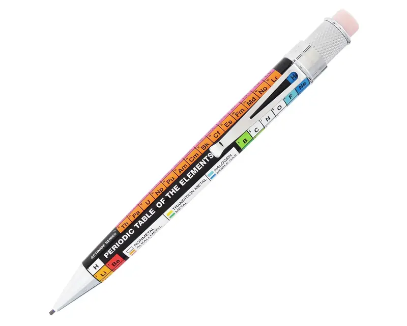 RETRO 51 Mechanical pencil Tornado 1.1Mm Dmitri Periodic Table Body