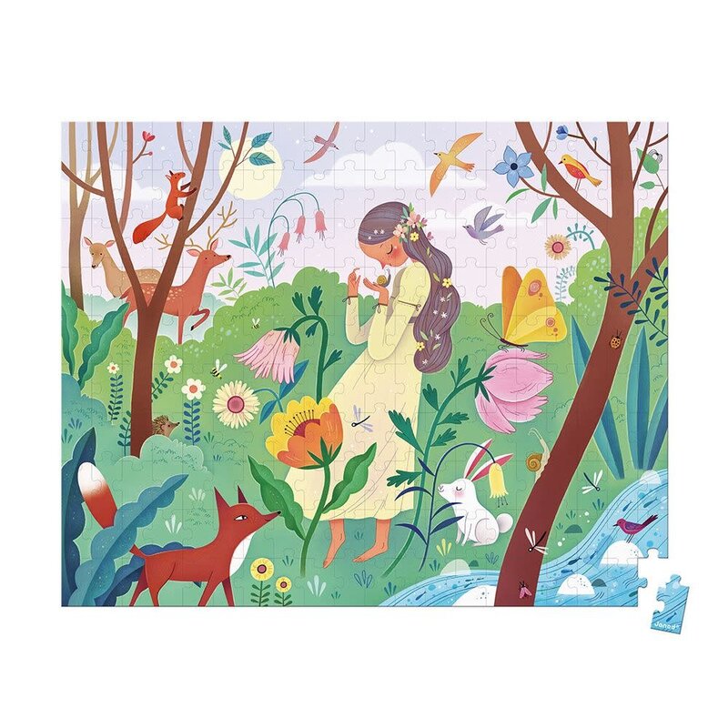 JANOD Puzzle Dame Nature - 200 Pcs