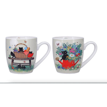 KIUB Duo Mini Mug Arrondi + Boite Ouverte Bug Art Pic Nic / Arrosoir