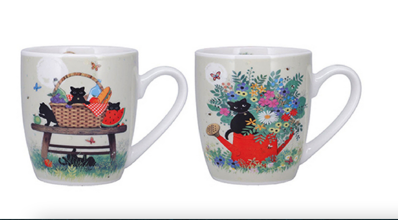 KIUB Duo Mini Mug Arrondi + Boite Ouverte Bug Art Pic Nic / Arrosoir