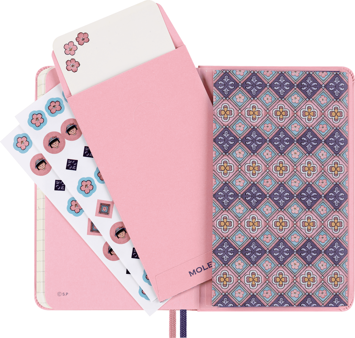 MOLESKINE Carnet Sakura - Momoko Sakura Carnet de poche ligné et coffret cadeau