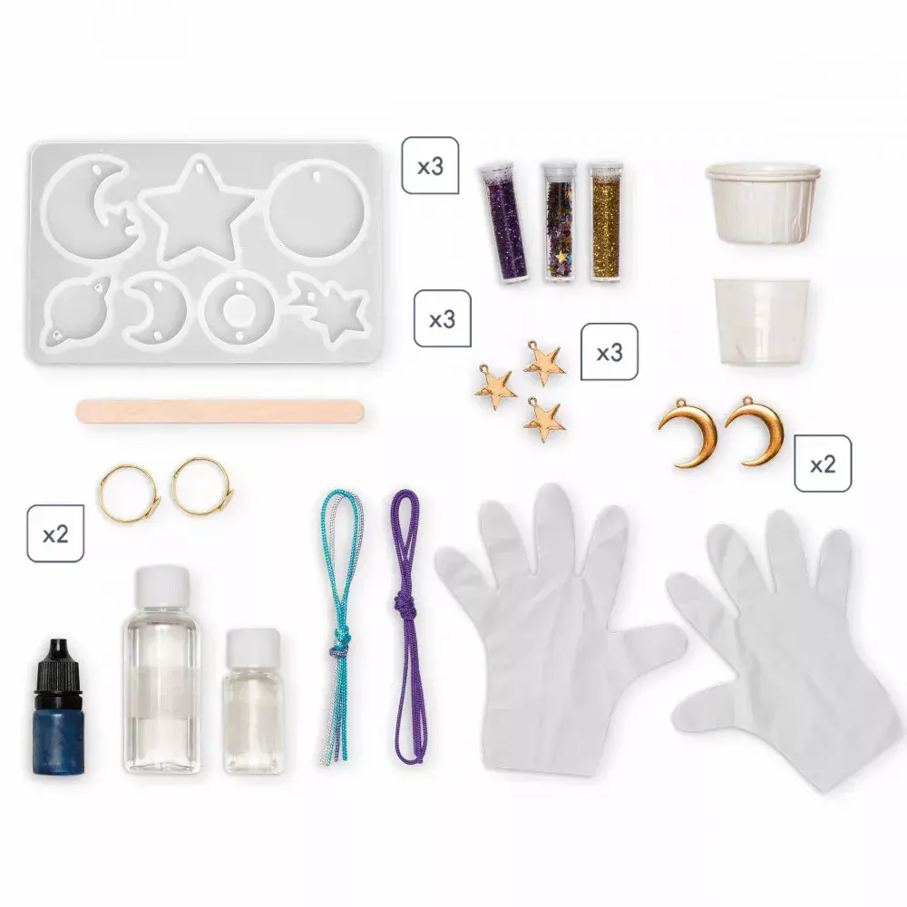 JANOD 14 Bijoux Résine Galaxy A Créer