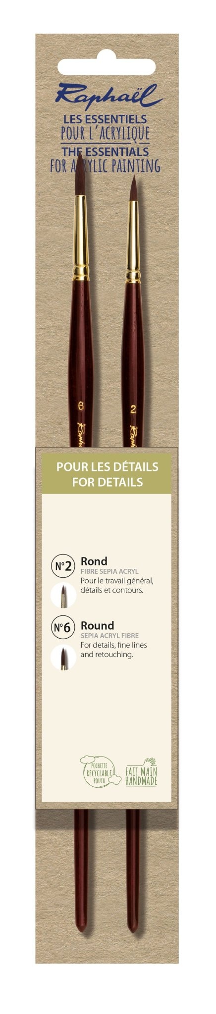 RAPHAEL Set Les Indispensables pour l’acrylique – Les Détails