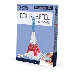 GRAINE CREATIVE Maquette 3D Mousse Tour Eiffel