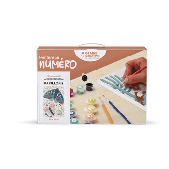 GRAINE CREATIVE Peinture Au Numéro 20x30cm Papillons
