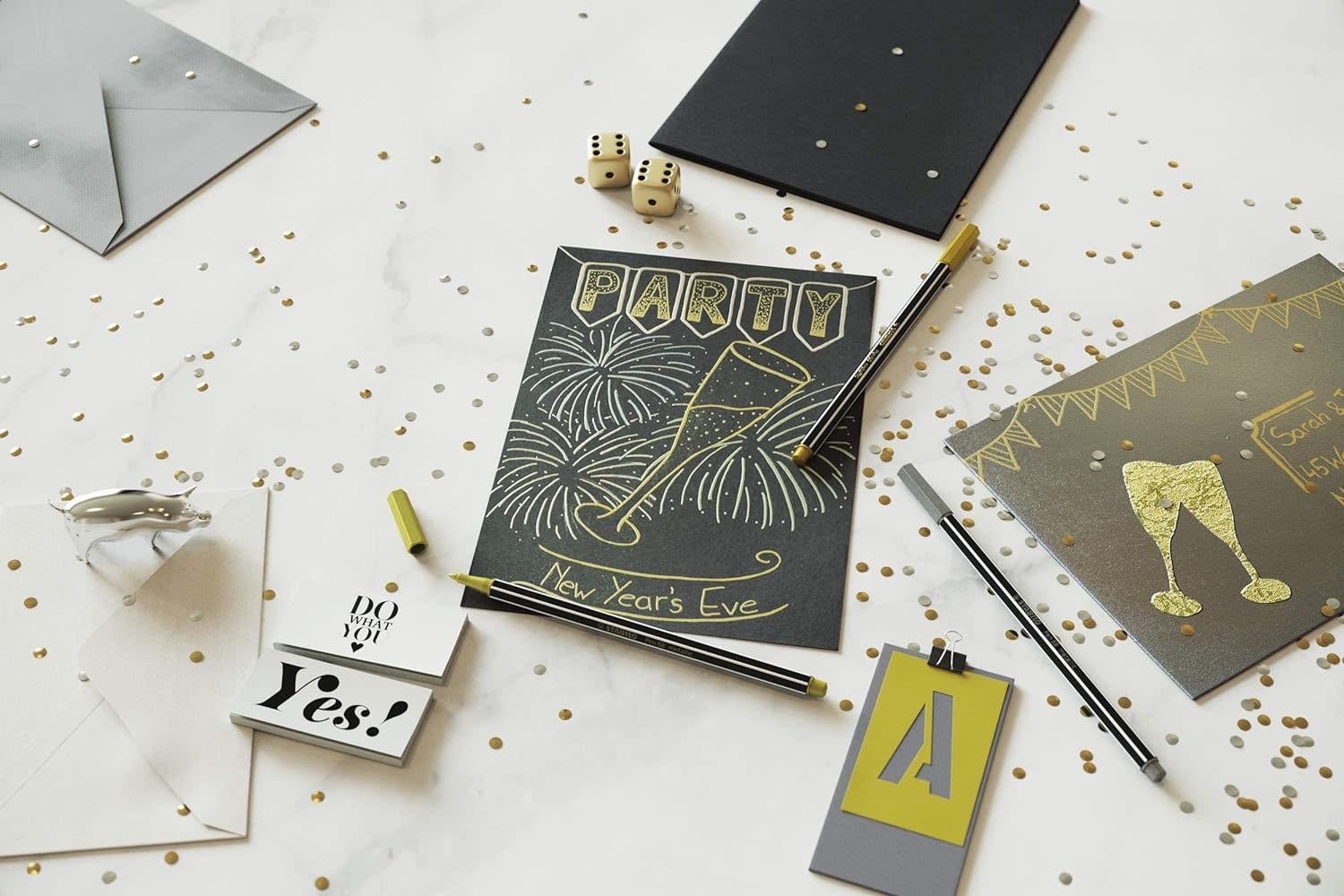 STABILO Pen 68 metallic - or