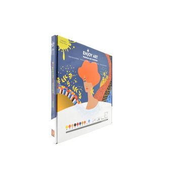 OZ Enjoy Art - Peinture Par Numéros 30X30Cm Flower Power - Dora