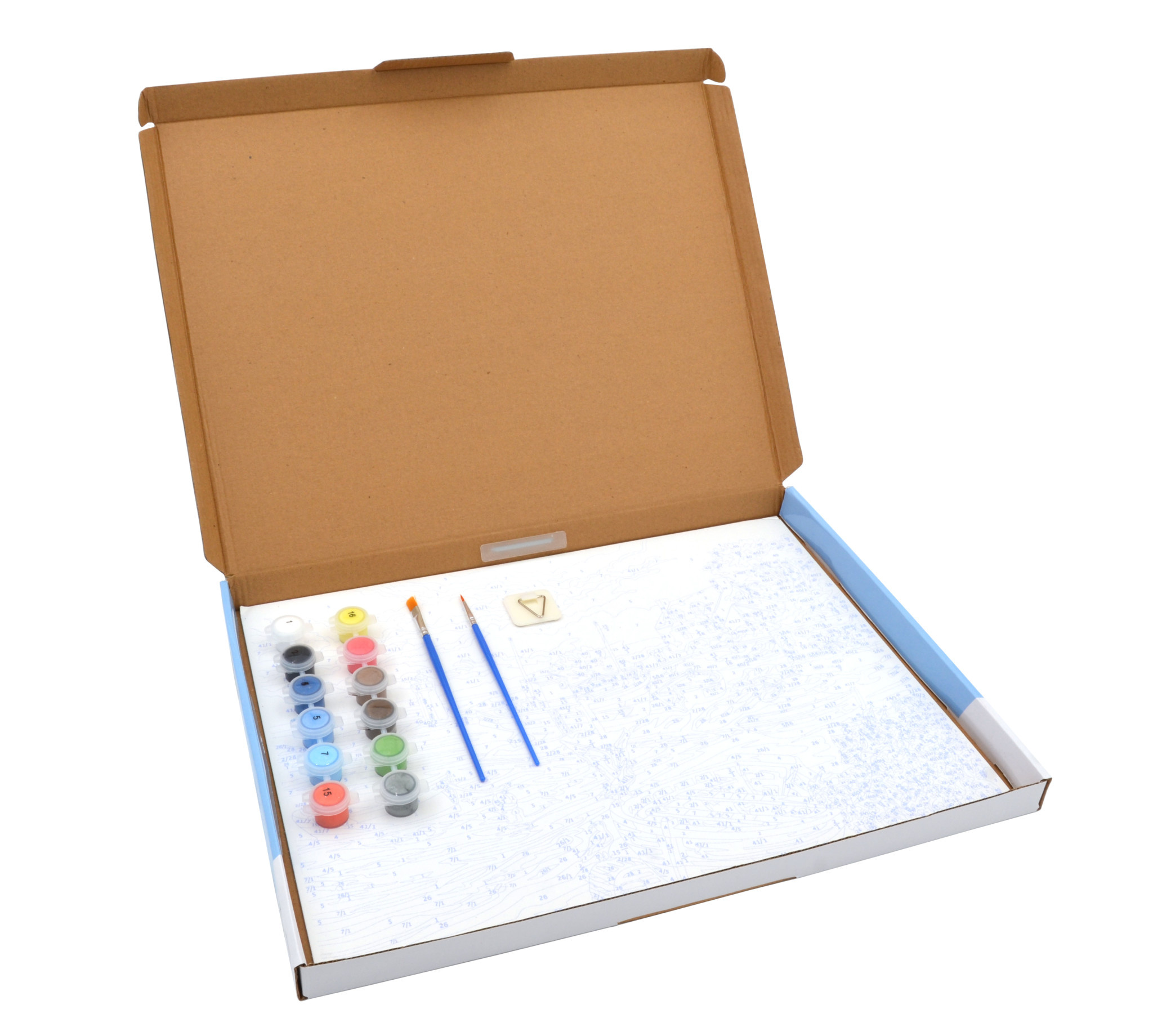 OZ Peinture par numéros 30x30cm Flower Power - Aissa