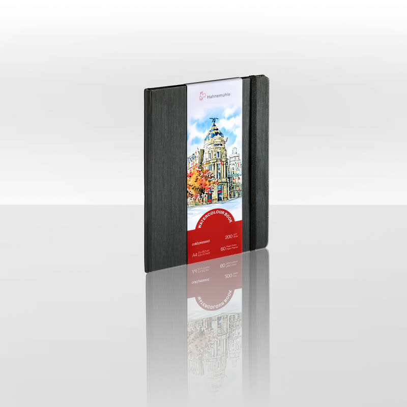HAHNEMÜHLE Watercolour Book  200g/m², A4 portrait 30feuilles
