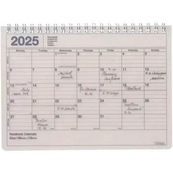 MARK'S EUROPE Calendrier 2025 Notebook S  Ivory
