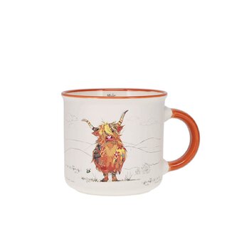 KIUB Mug Timbale Expresso 125 Ml Kook Vache Écossaise