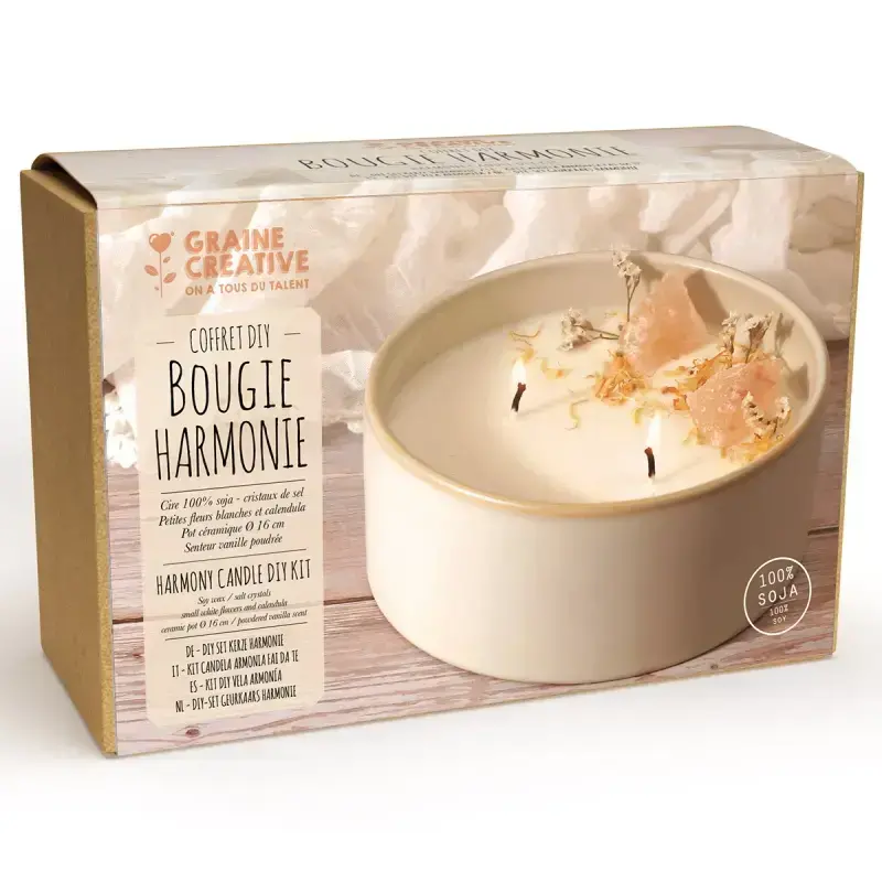 GRAINE CREATIVE Kit Diy Bougie Harmonie