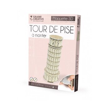 GRAINE CREATIVE Maquette 3D Mousse Tour De Pise