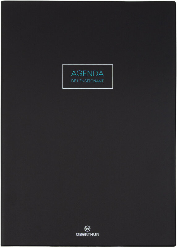 OBERTHUR Agenda  Enseignant Pefc Cirrus Noir