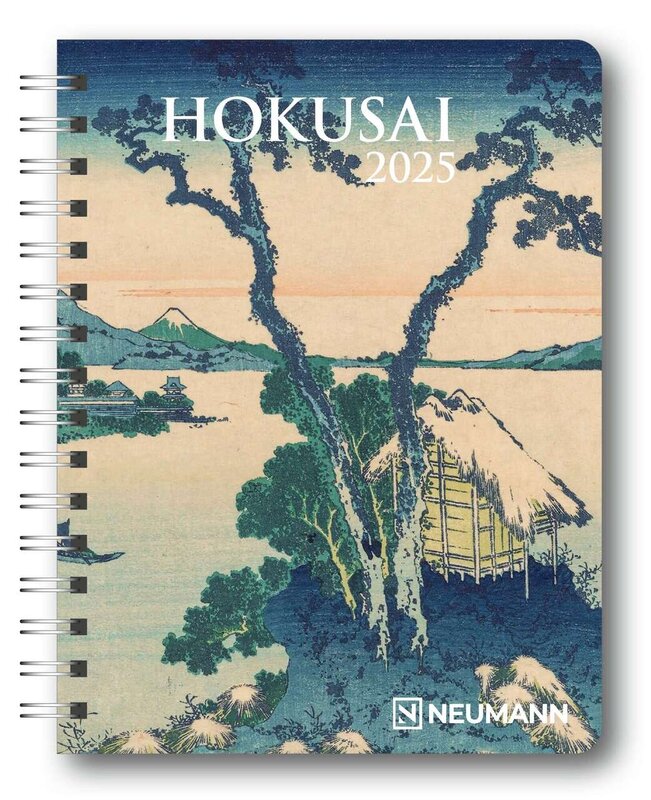 Agenda semainier horizontal + notes Katsushika  Hokusai 16,5x21,6cm