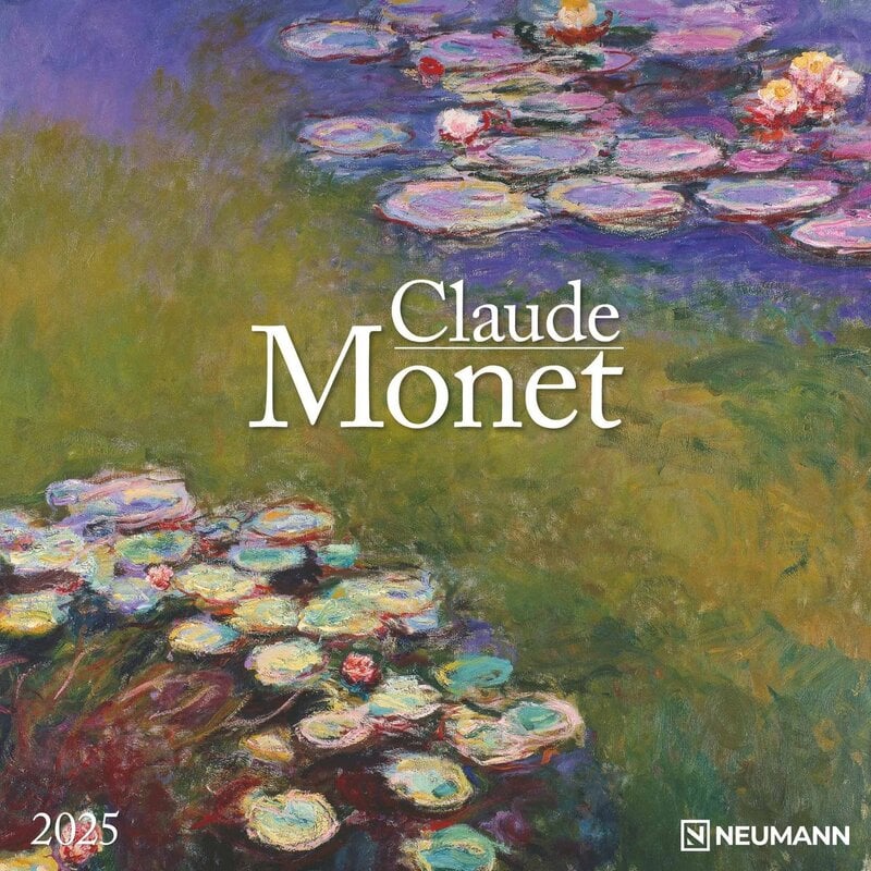 Calendrier Mural Claude Monet 12 mois 30x30cm 2025