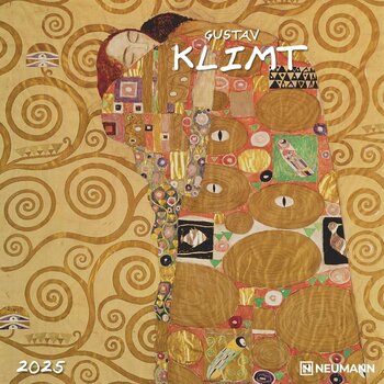 Calendrier Mural Gustav Klimt 12 mois 30x30cm 2025