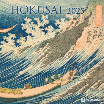 Calendrier Mural Katsushika Hokusai 30x30cm 12 mois 2025