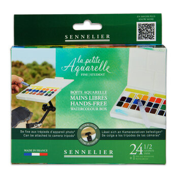 SENNELIER "La Petite Aquarelle" Boite Aquarelle Mains Libres - 24 1/2 Godets