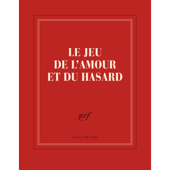 GALLIMARD Carnet carré couleur - Le jeu de l'amour et du hasard