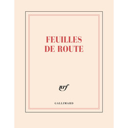 GALLIMARD Carnet Carre "Feuilles De Route"