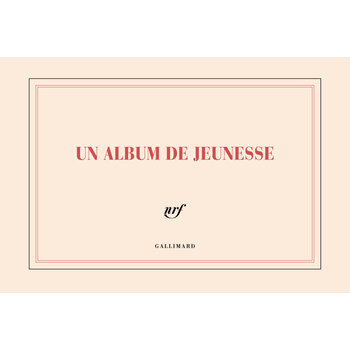 GALLIMARD Carnet De Dessin "Un Album De Jeunesse"