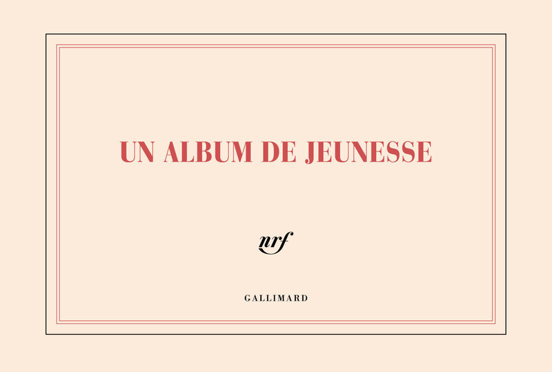 GALLIMARD Carnet De Dessin Un Album De Jeunesse