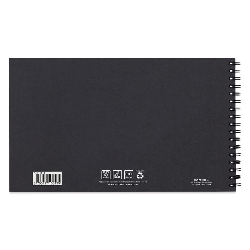 ARCHES Carnet Spiralé Arches® Aquarelle Grain Fin 300 G/M² 15x25 cm