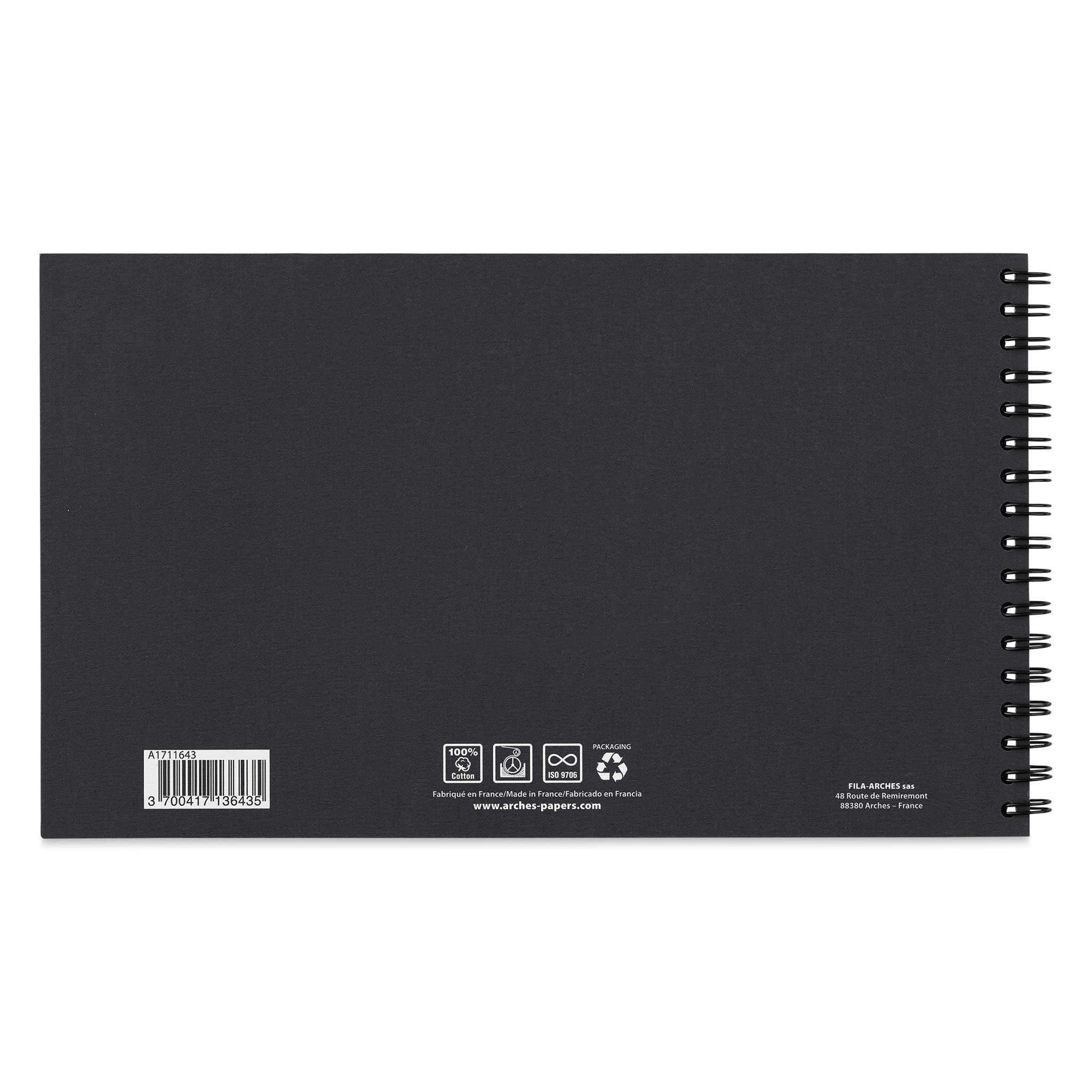 ARCHES Arches® Aquarelle Grain Fin 300 G/M² Blanc Naturel Carnet Spiralé 15 X 25 Cm