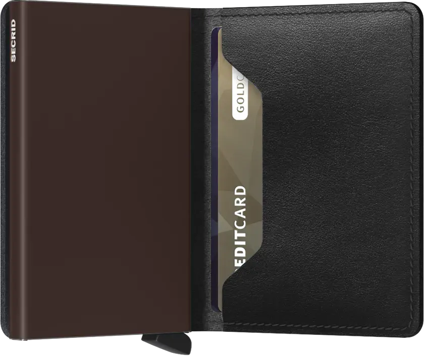 SECRID Slimwallet Original Black-Brown