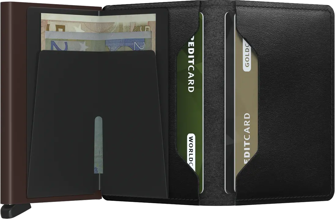 SECRID Slimwallet Original Black-Brown