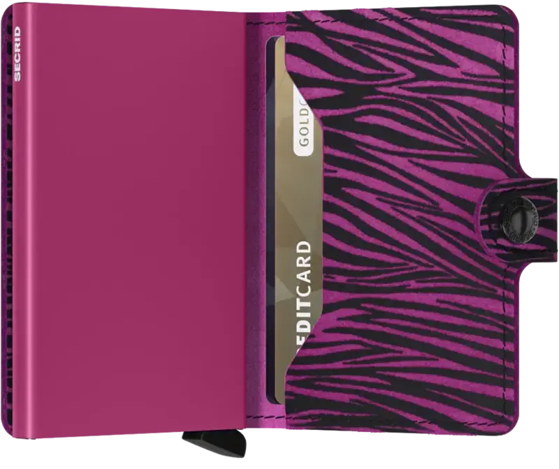 SECRID Miniwallet Zebra Fuchsia